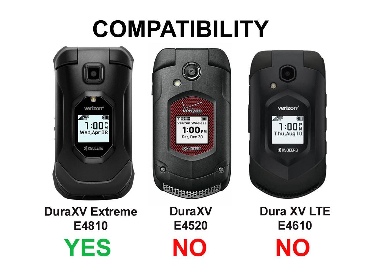 DuraXV Extreme Holster Case, E4810 TRU Flex Holster with Swivel Belt