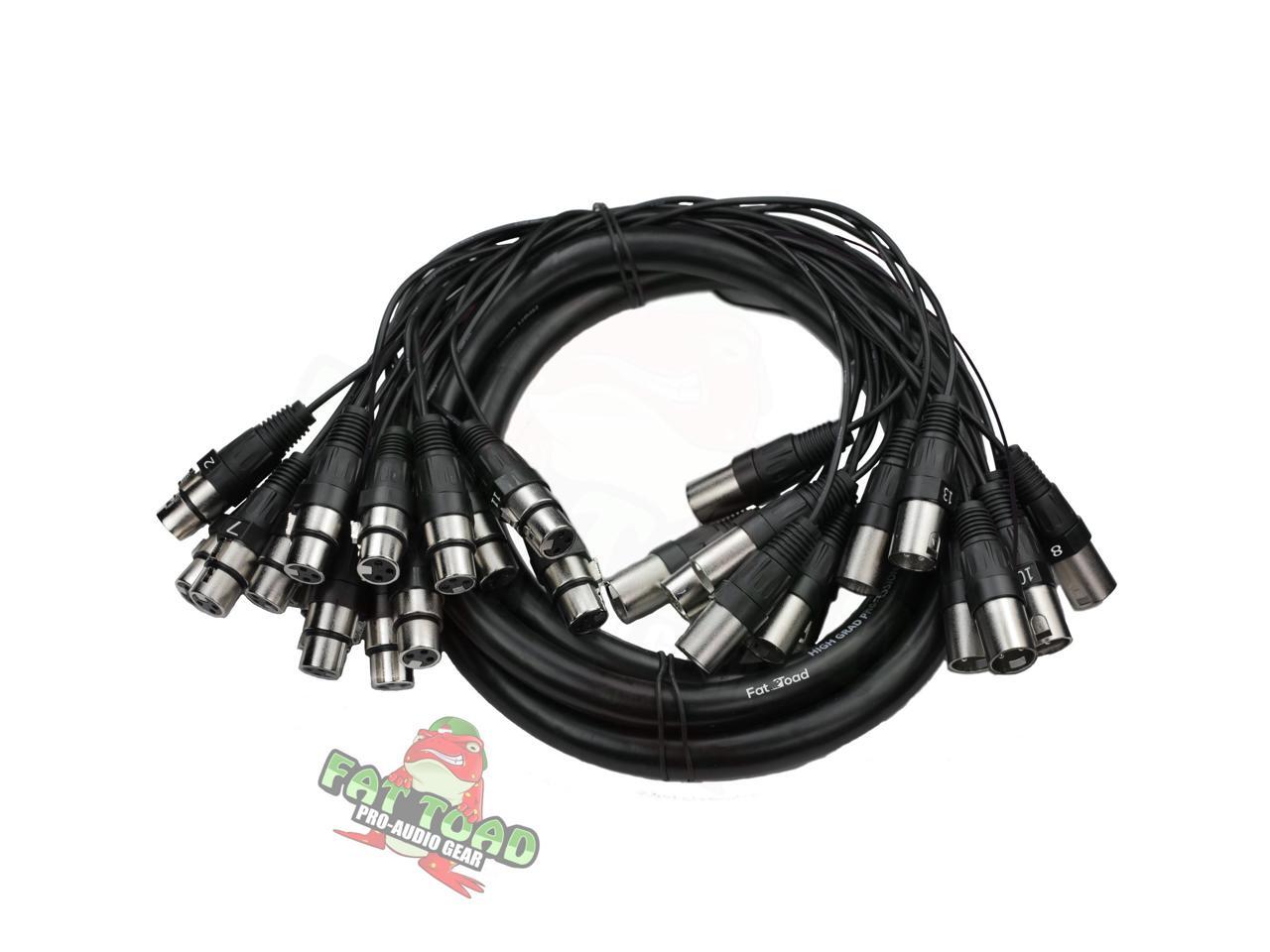 XLR Snake Cable (16 Channels) 10FT by FAT TOAD Patch Studio, Stage