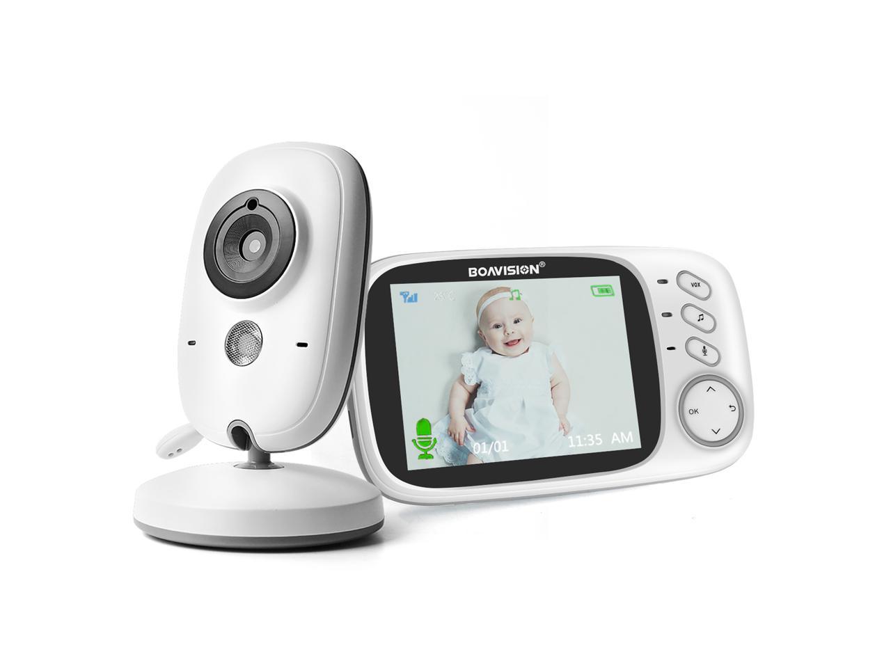 3.2" HD 2-Way Talk Digital Wireless Baby Monitor Night Vision Video Audio Camera 