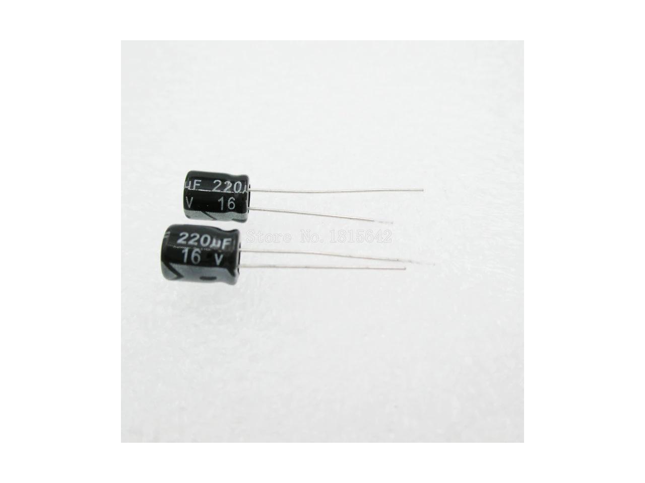 Dp Iot pcs Lot 2uf 16v Aluminum Electrolytic Capacitor 6 3 7 Electrolytic Capacitor 16v 2uf Newegg Com