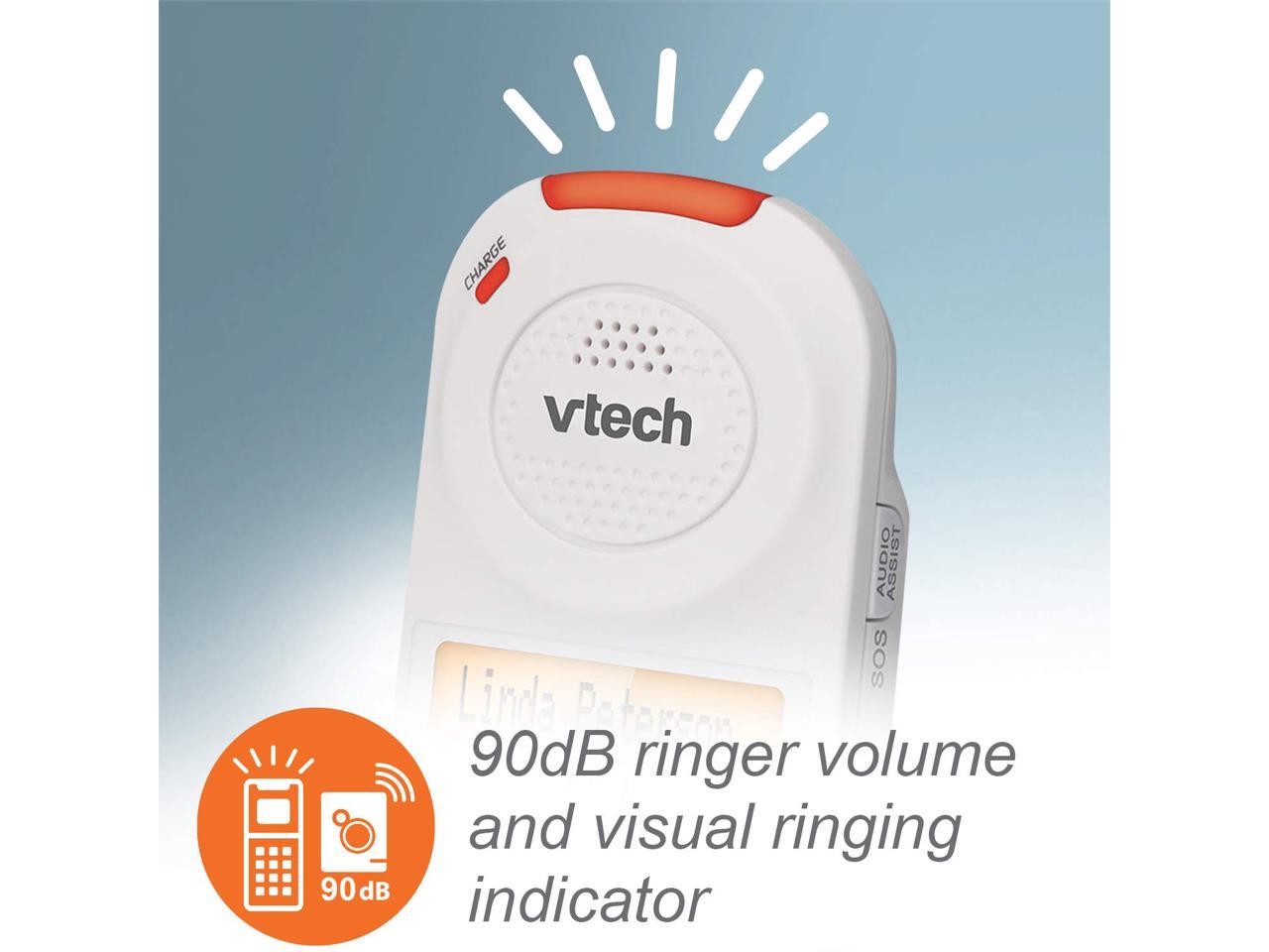 Vtech (SN5127) Amplified Cordless Senior Phone System with 90 dB Extra
