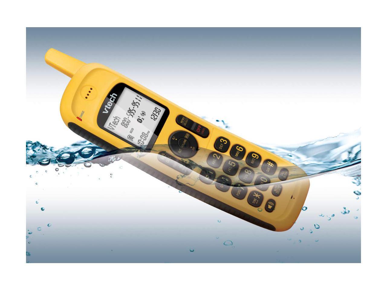 Vtech (DS6161) Rugged Waterproof Cordless Phone with Bluetooth Connect