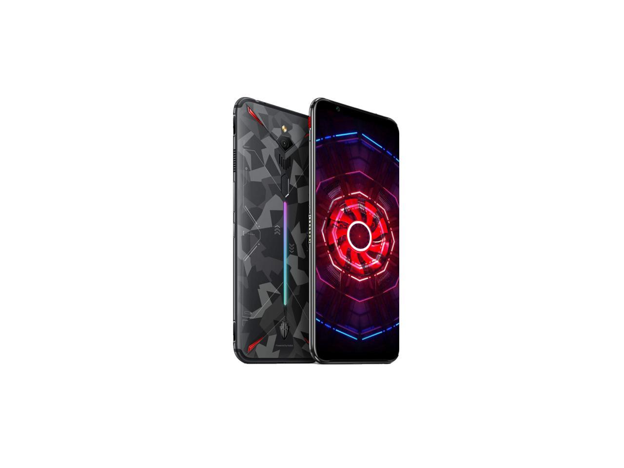 Original Zte Nubia Red Magic 3 Unlocked Mobile Phone 6 65 Snapdragon 855 Front 48mp Rear 16mp 12gb 256gb 5000mah Game Phone Camouflage Newegg Com