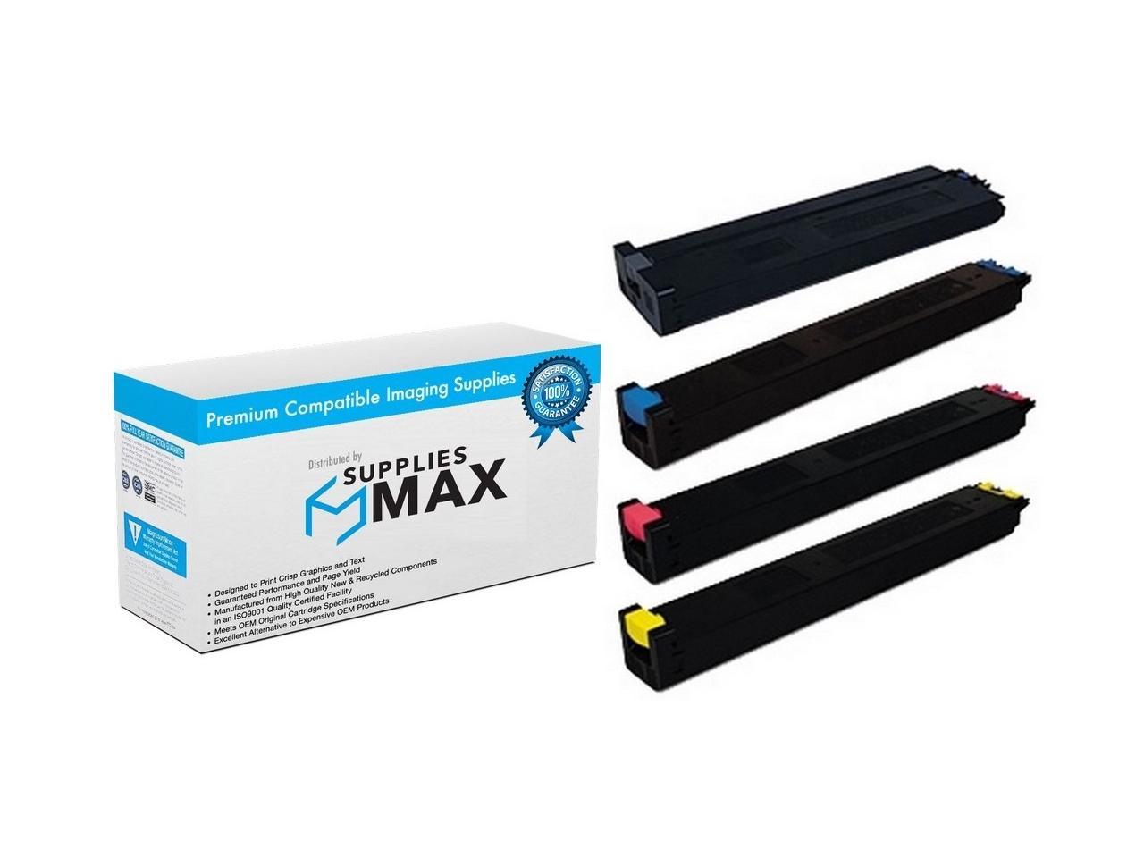 3/PK-36000 Page Yield SuppliesMAX Compatible Replacement for Sharp MX-3500/4501N Black Toner Cartridge MX-45NTBA_3PK