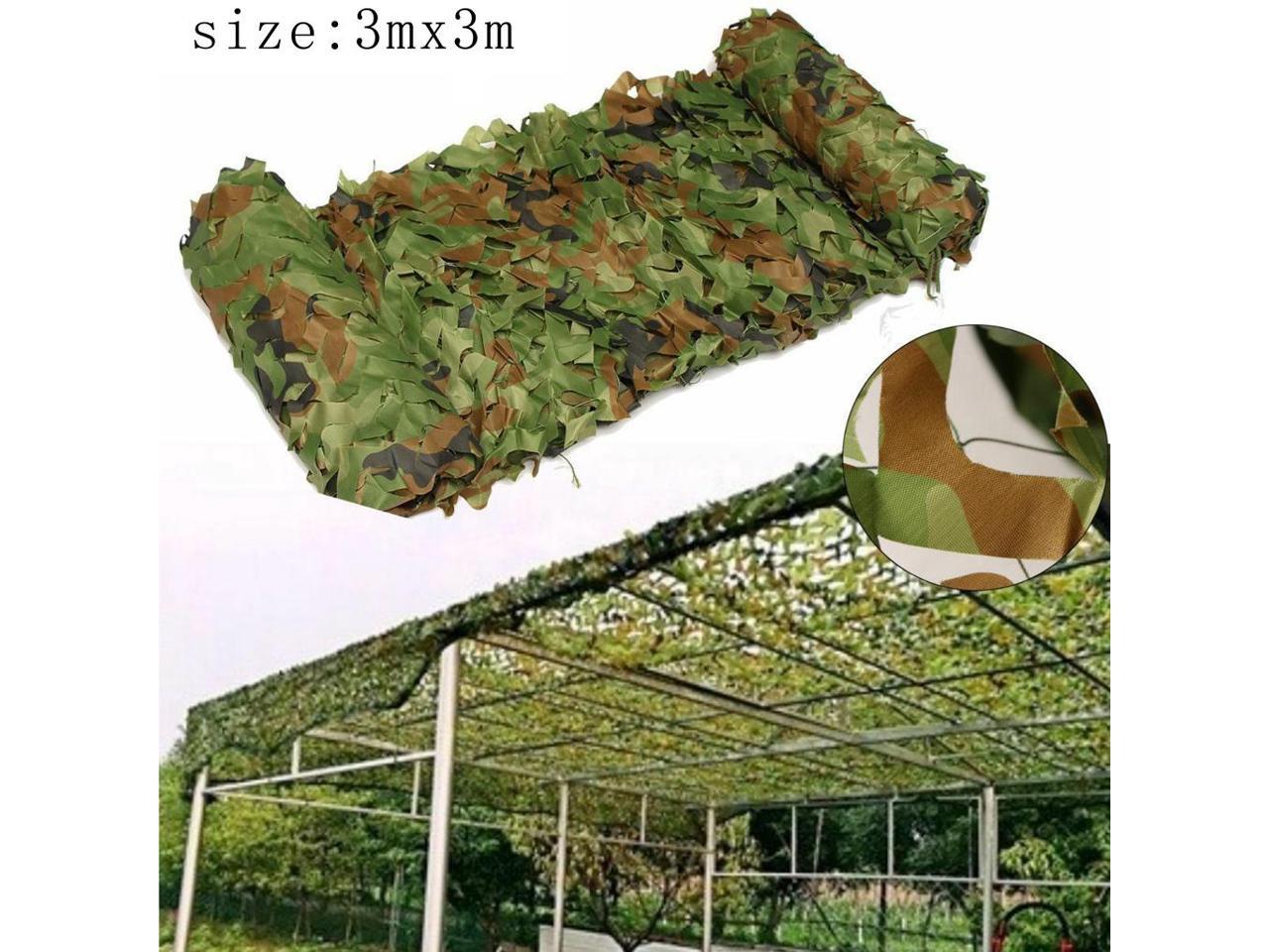 USA Camouflage Woodland Military Net Camo Netting Hunting Camping Tent Cover 