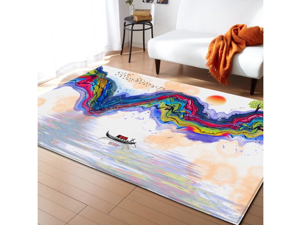 Home Decorator Area Rug Mountains and Waters Painting ...