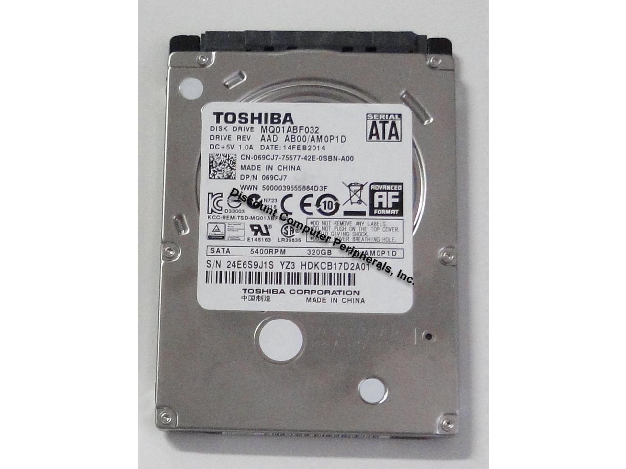 Used - Like New: MQ01ABF032 Toshiba Thin 320GB 2.5