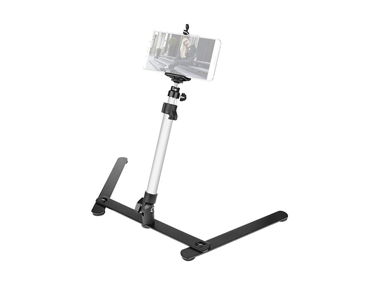 Photo Copy Stand Pico Projector Stand with Phone Clamp Overhead Phone