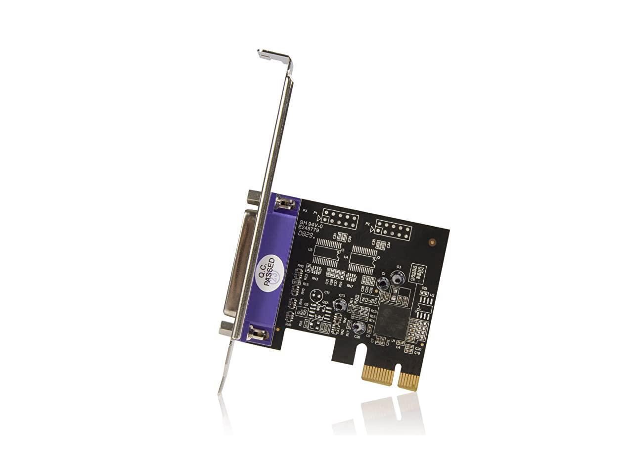 com 1 Port PCI Express Dual Profile Parallel Adapter Card SPPEPPECP 1x