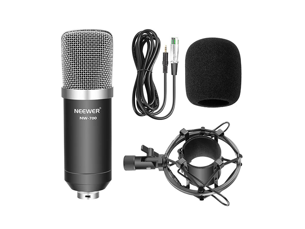 NW700 Professional Studio Broadcasting Recording Condenser Microphone ...