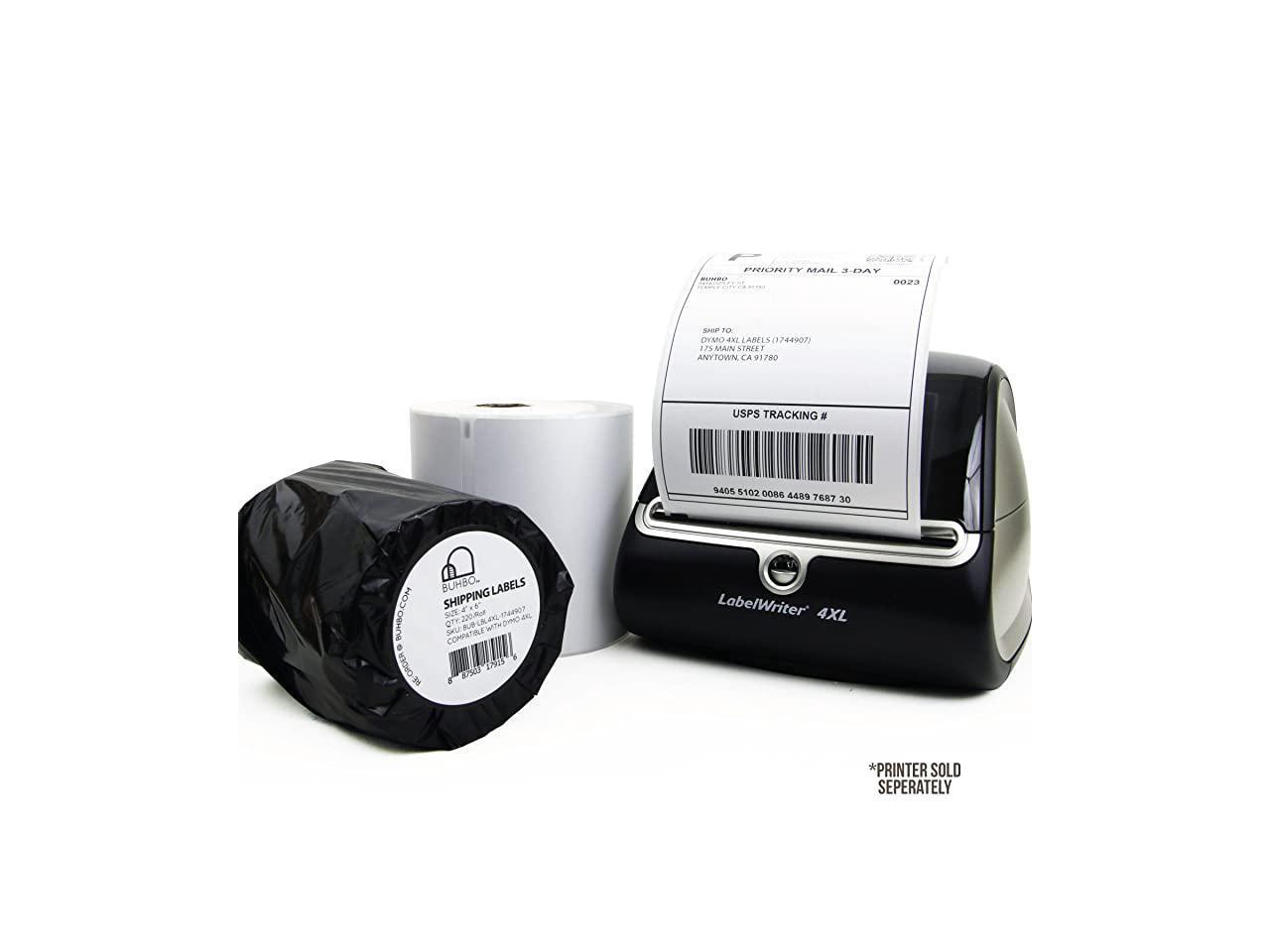 220 per Pack 6 Rolls 4 x 6 Compatible 1744907 Shipping Labels for LabelWriter 4XL White