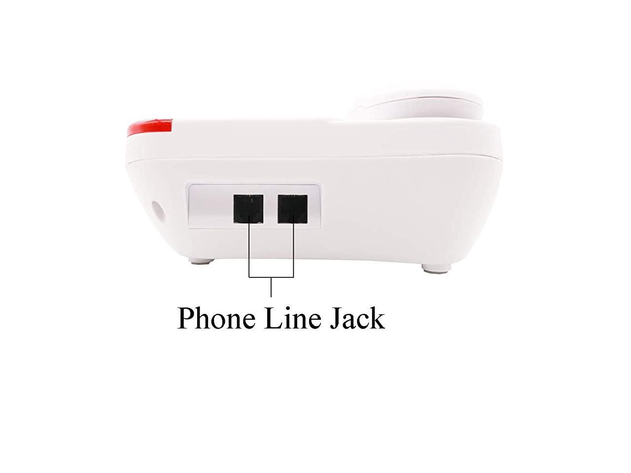 KP045W Amplified Landline Phones for Seniors with Emergency Large Numbers Corded Phones for