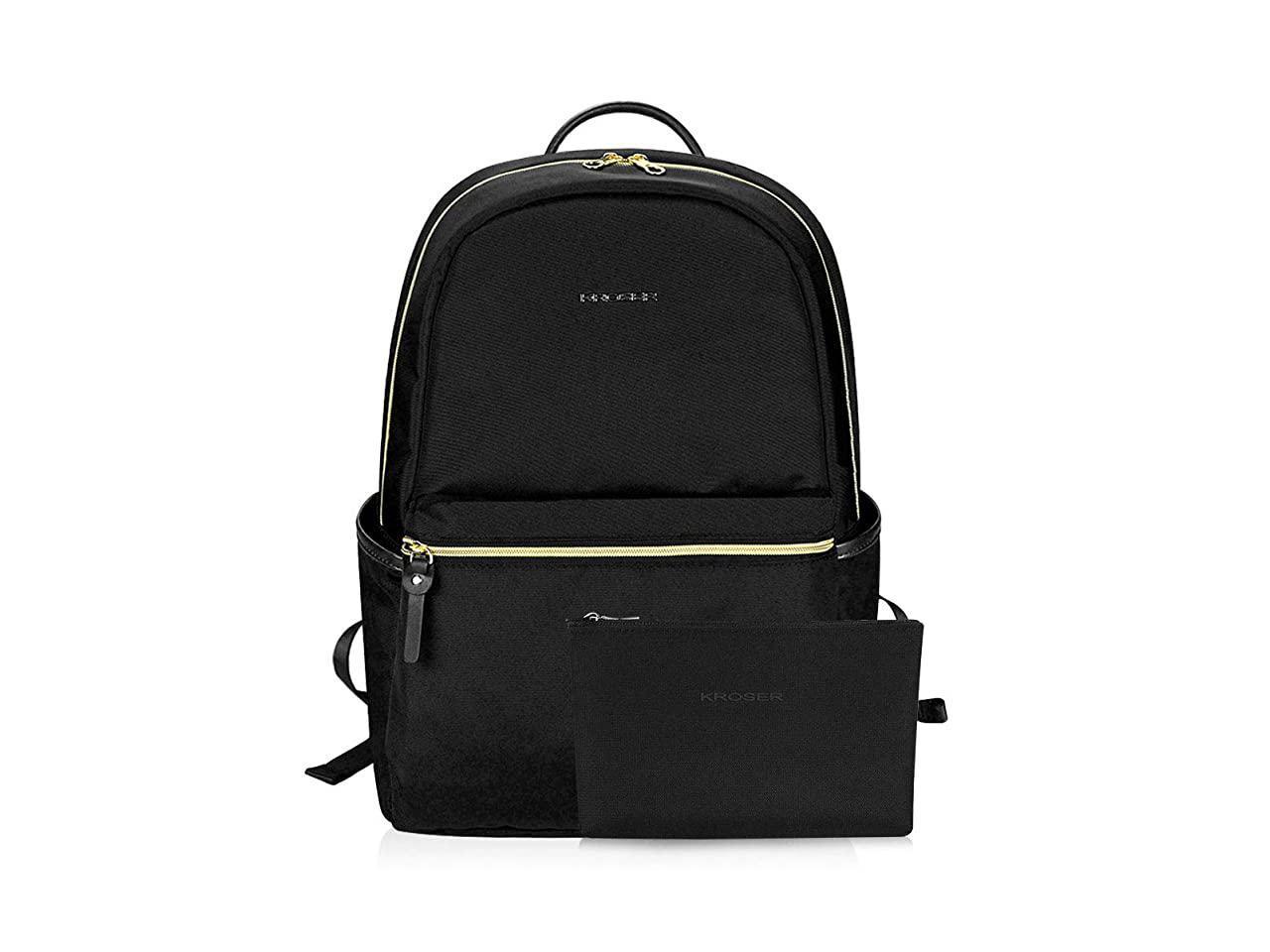 College Bag Computer with USB Charging Port Backpacks Mens and Womens Travel Laptop Business Casual 15.6 inch Laptop,Black 