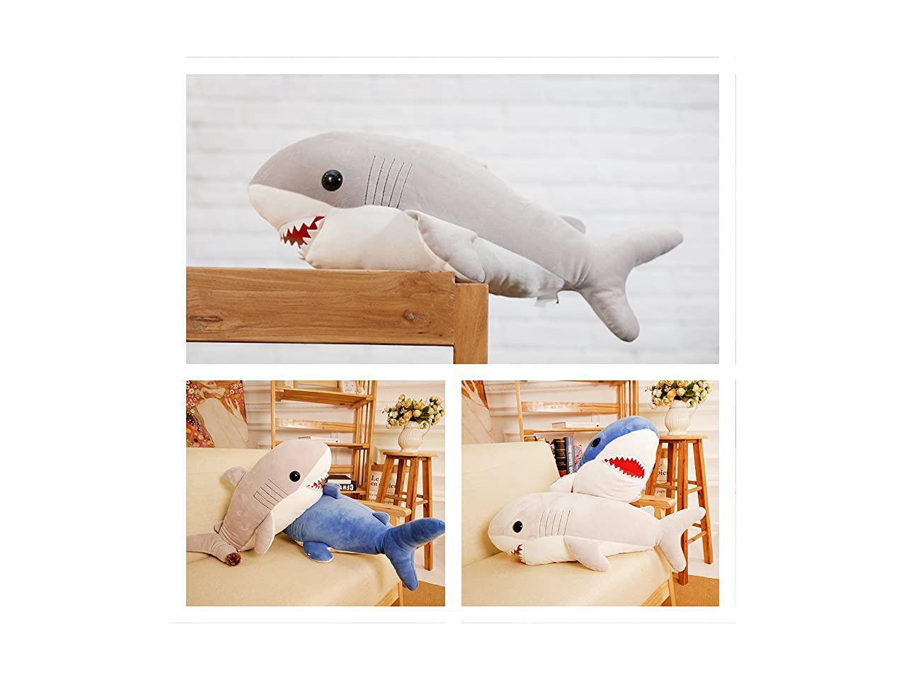 giant great white shark stuffed animal