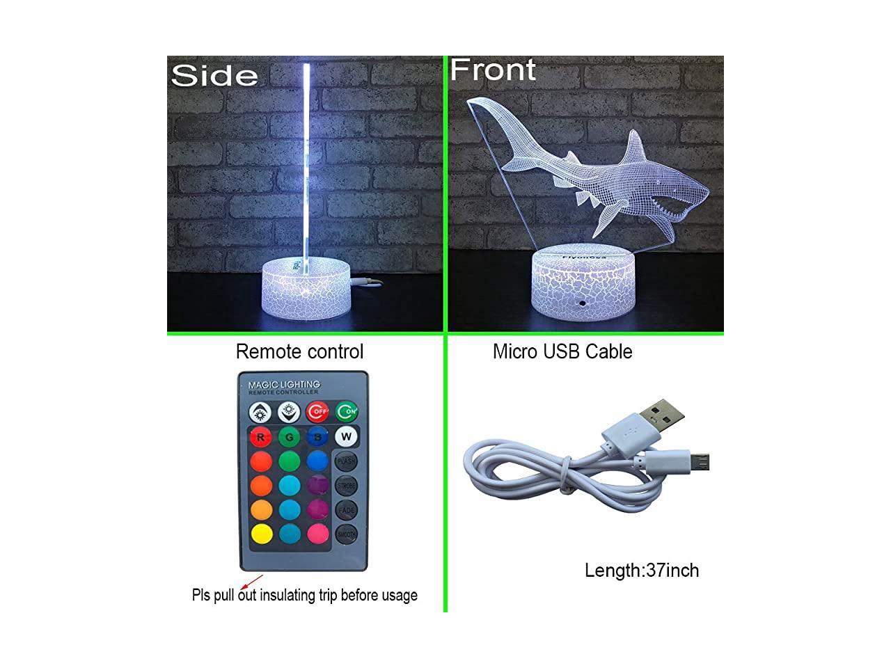 Baby Shark Toys NightlightBaby Shark Party Supplies 16 Color Changing