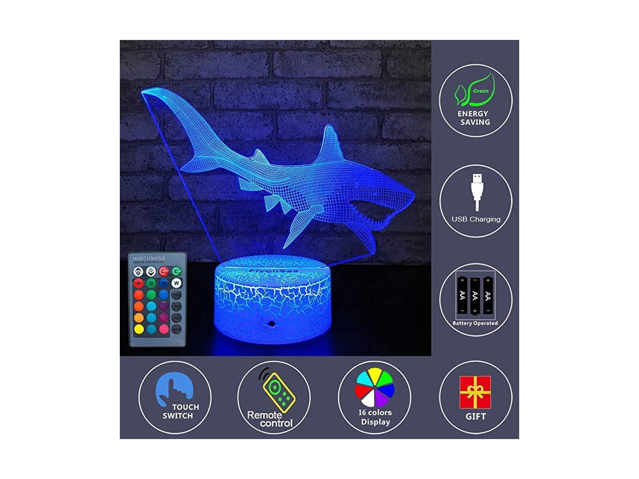 Baby Shark Toys NightlightBaby Shark Party Supplies 16 Color Changing