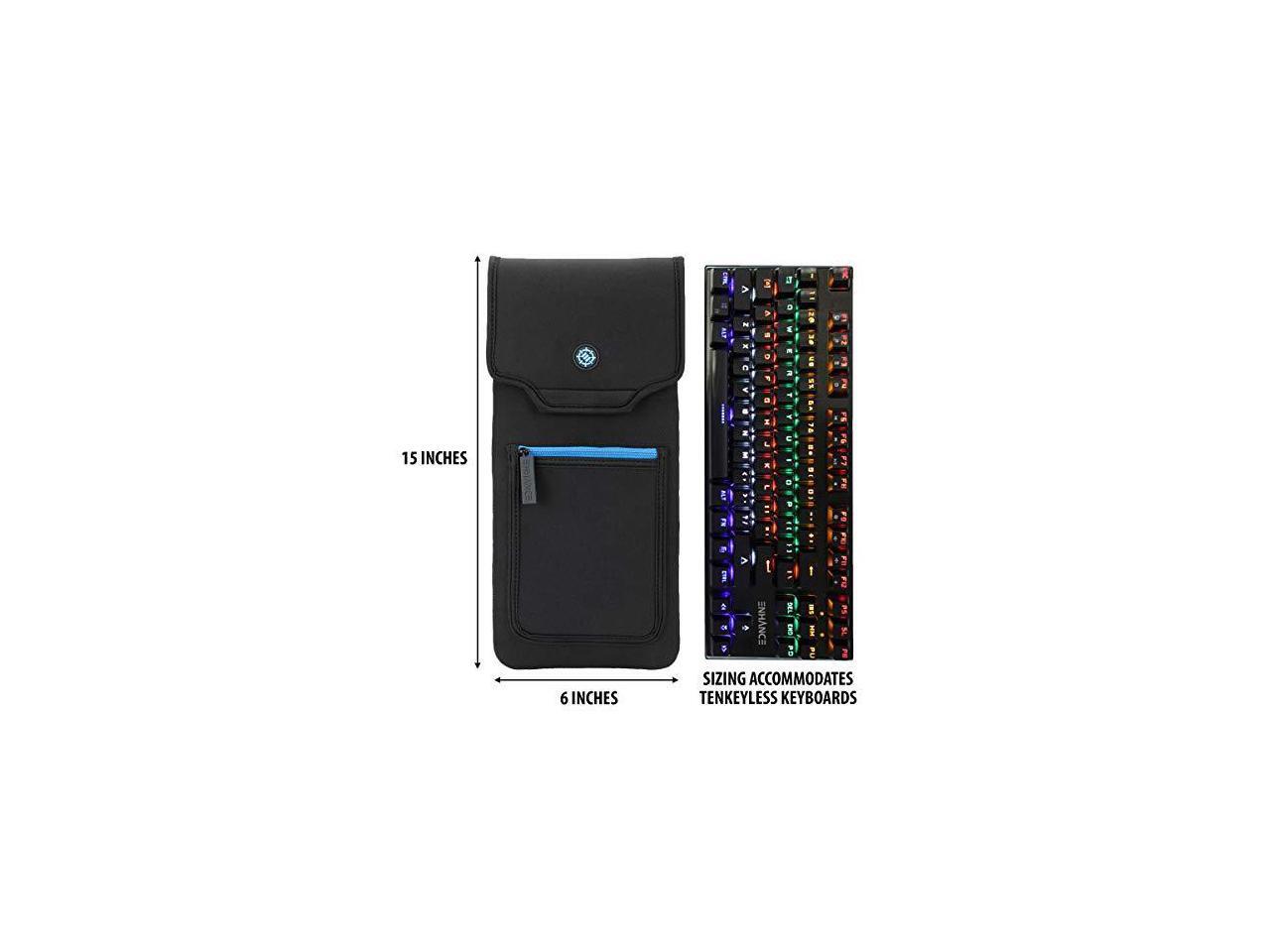 Keyboard Sleeve Travel Case for TKL Tenkeyless Compact Tournament