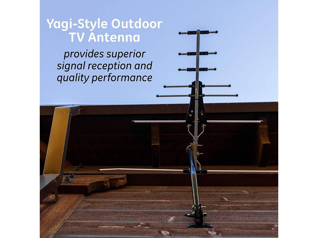 Pro Outdoor Yagi TV Antenna HDTV Antenna Long Ran Antenna Compact