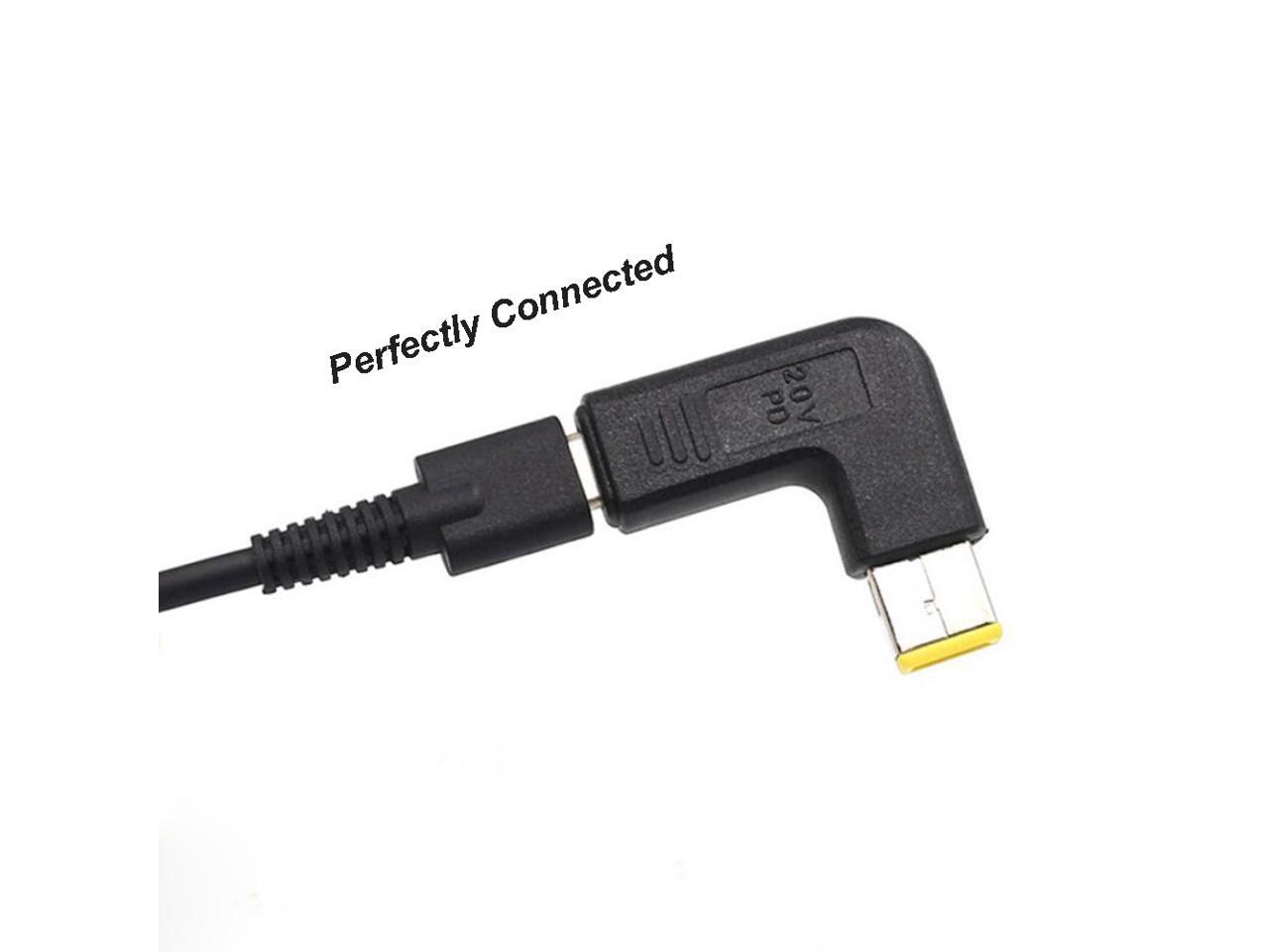 Laptop Adapter Connector Tip Converter USB C Type C Female to Lenovo