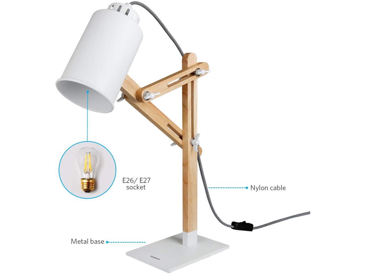 tomons swing arm led desk lamp