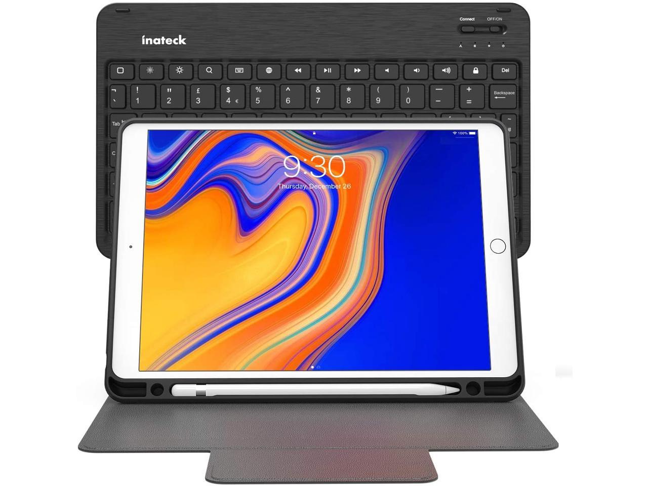 Detachable /iPad 2020 7th Gen Pink with Kickstand and DIY Backlit /iPad 2019 iPad Pro 10.5 10.2 Inch KB02015 Inateck Keyboard Case for iPad 2021 8th Gen iPad Air 3 9th Gen