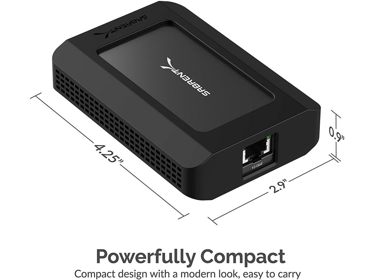 thunderbolt 3 to 10 gbps rj-45 ethernet adapter