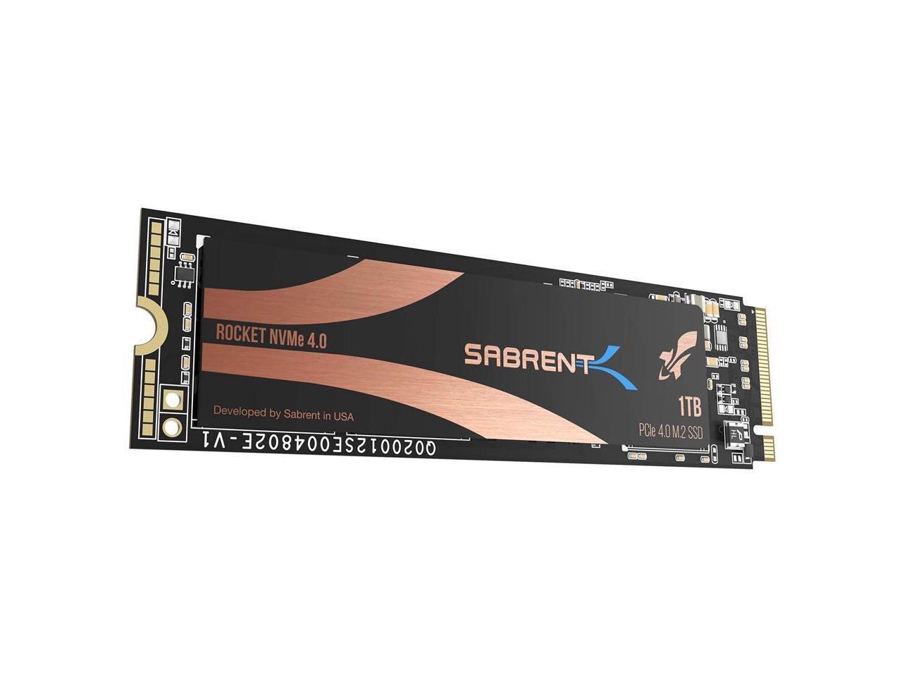 M.2 NVMe Heatsink for The PS5 Console SB-RKT4P-PSHS-4TB SABRENT 4TB Rocket 4 Plus NVMe 4.0 Gen4 PCIe M.2 Internal Extreme Performance SSD 