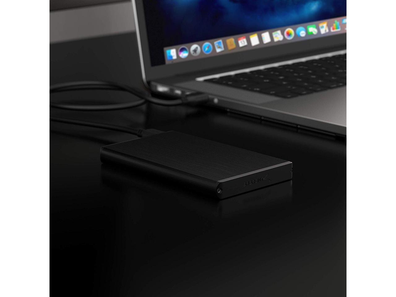 Sabrent USB 3.0 to 2.5" SSD/SATA External Hard Drive Aluminum Enclosure