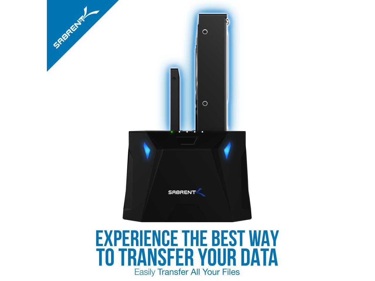 SABRENT ECHD2B Black USB 3.0 to SATA I/II/III Dual Bay External Hard