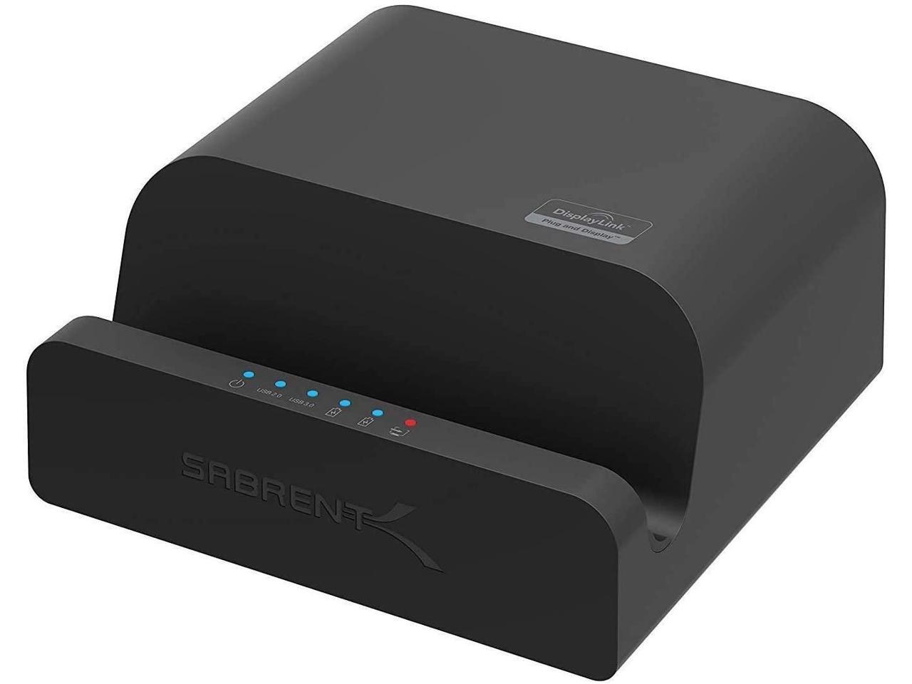 Sabrent USB Type-C Dual 4K Universal Docking Station with USB C Power Delivery DS-WSPD