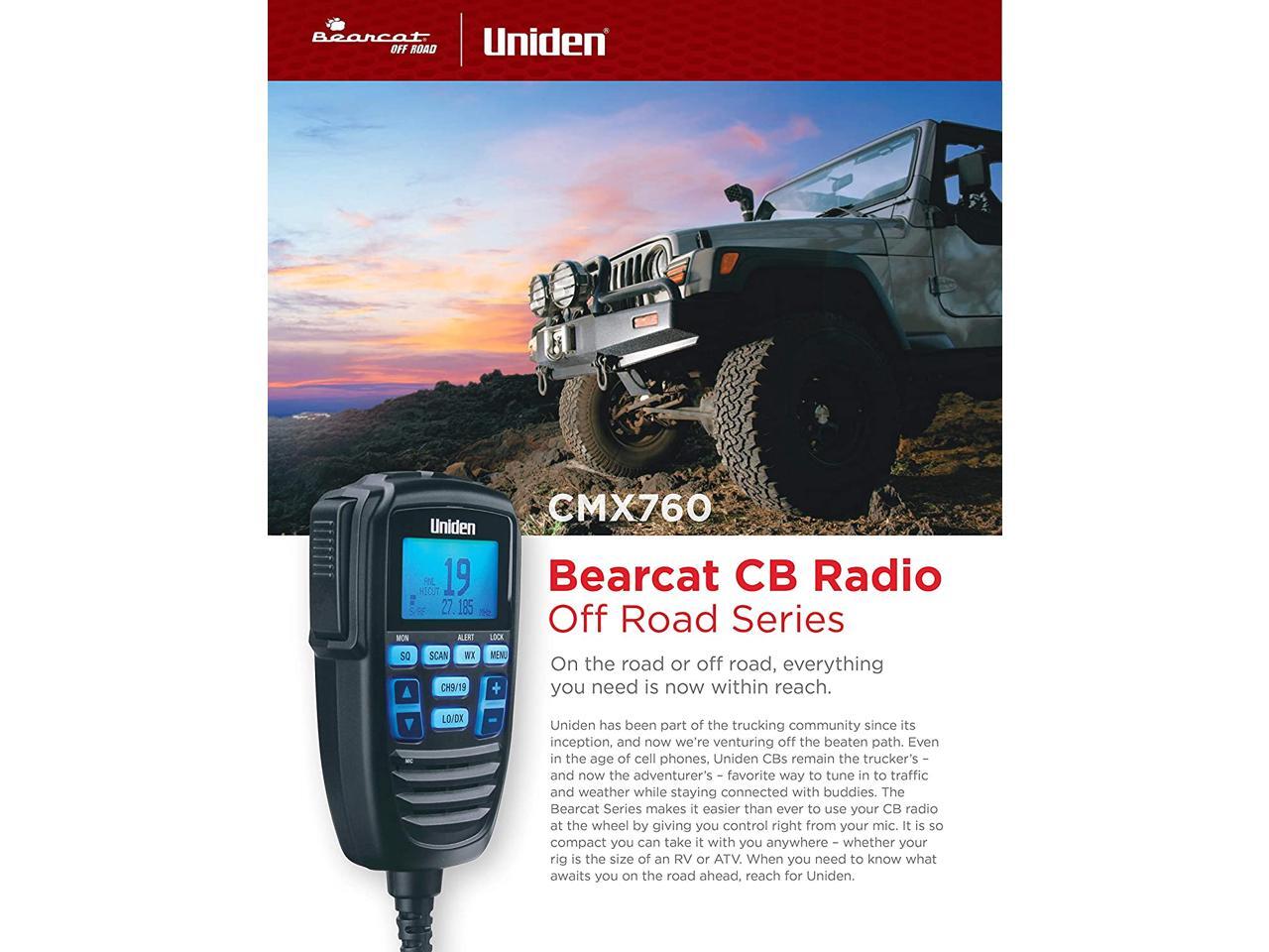 Uniden(R) CMX760 40Channel OffRoad Compact CB Radio