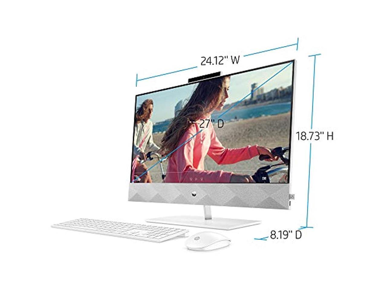 HP Pavilion AllinOne 27inch Computer, Intel Core i710700T, Intel