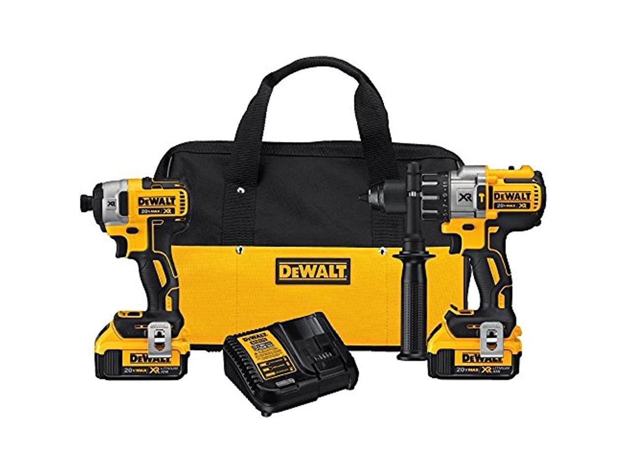 dewalt hammer drill impact driver combo industrial $199