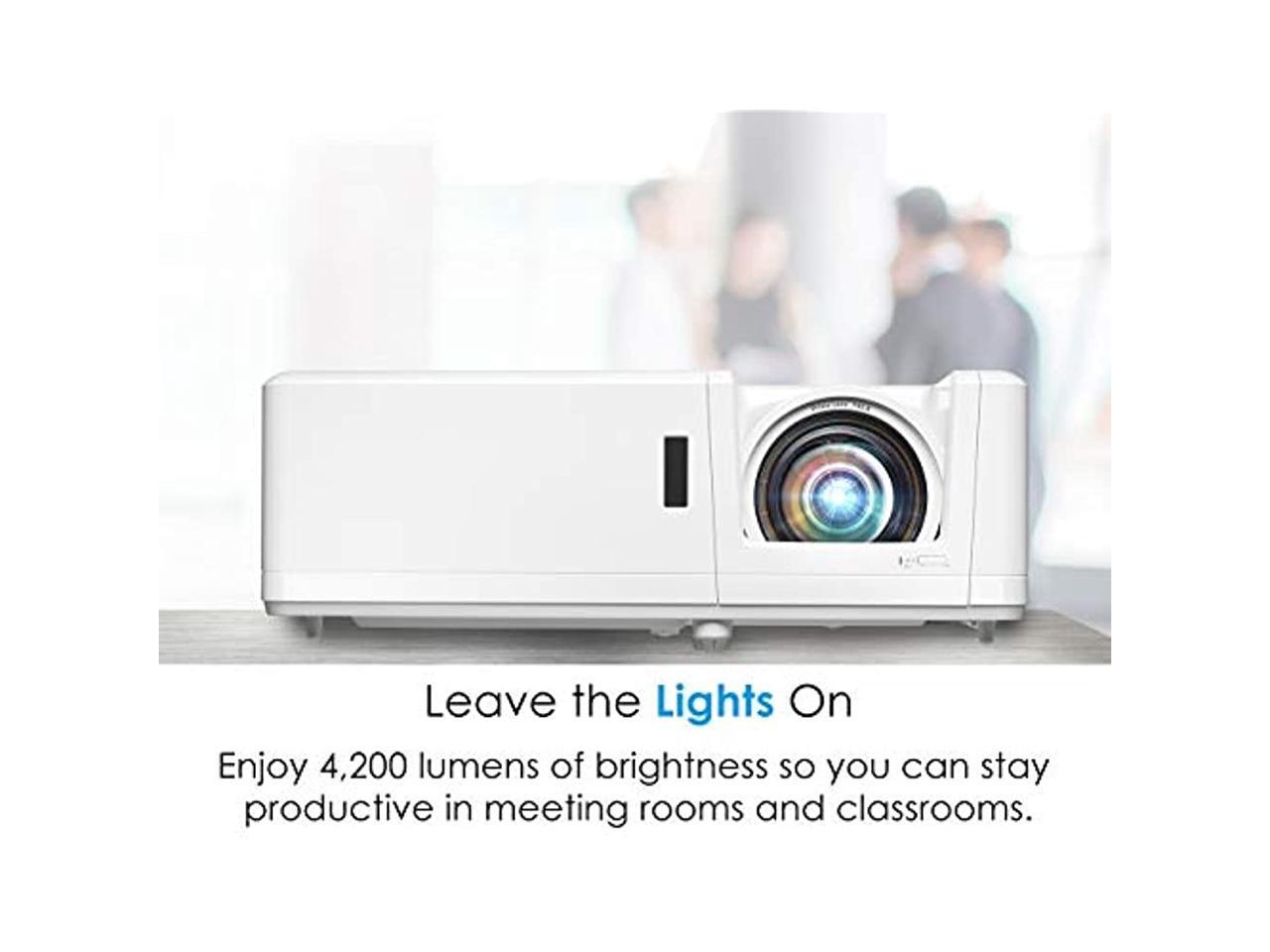 Optoma ZH406ST Short Throw Full HD Professional Laser Projector
