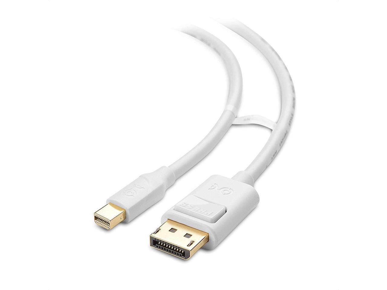 Cable Matters Mini DisplayPort Cable in White 10 Feet Mini DP Cable 