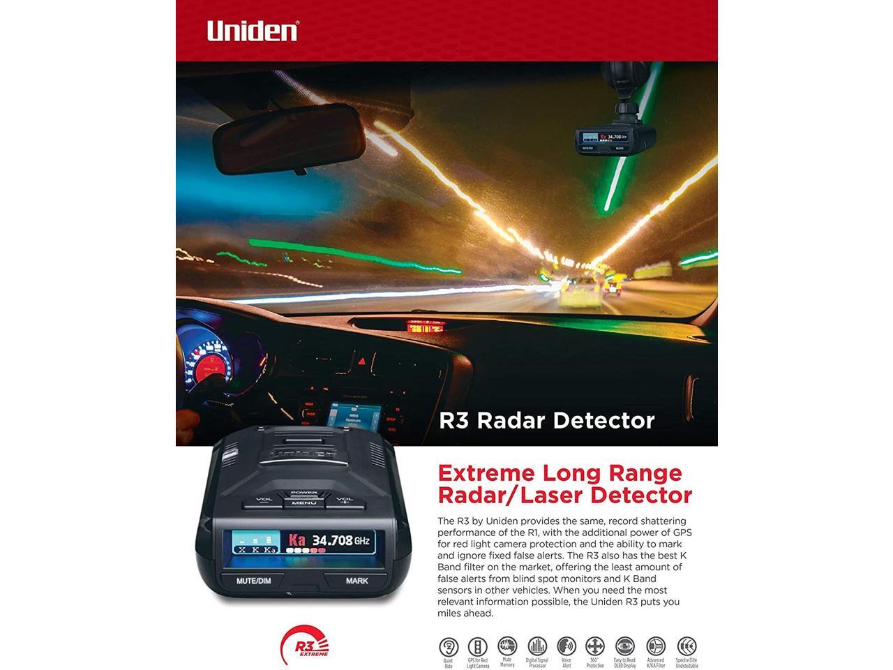 Uniden R3 Extreme Long Range Radar Detector