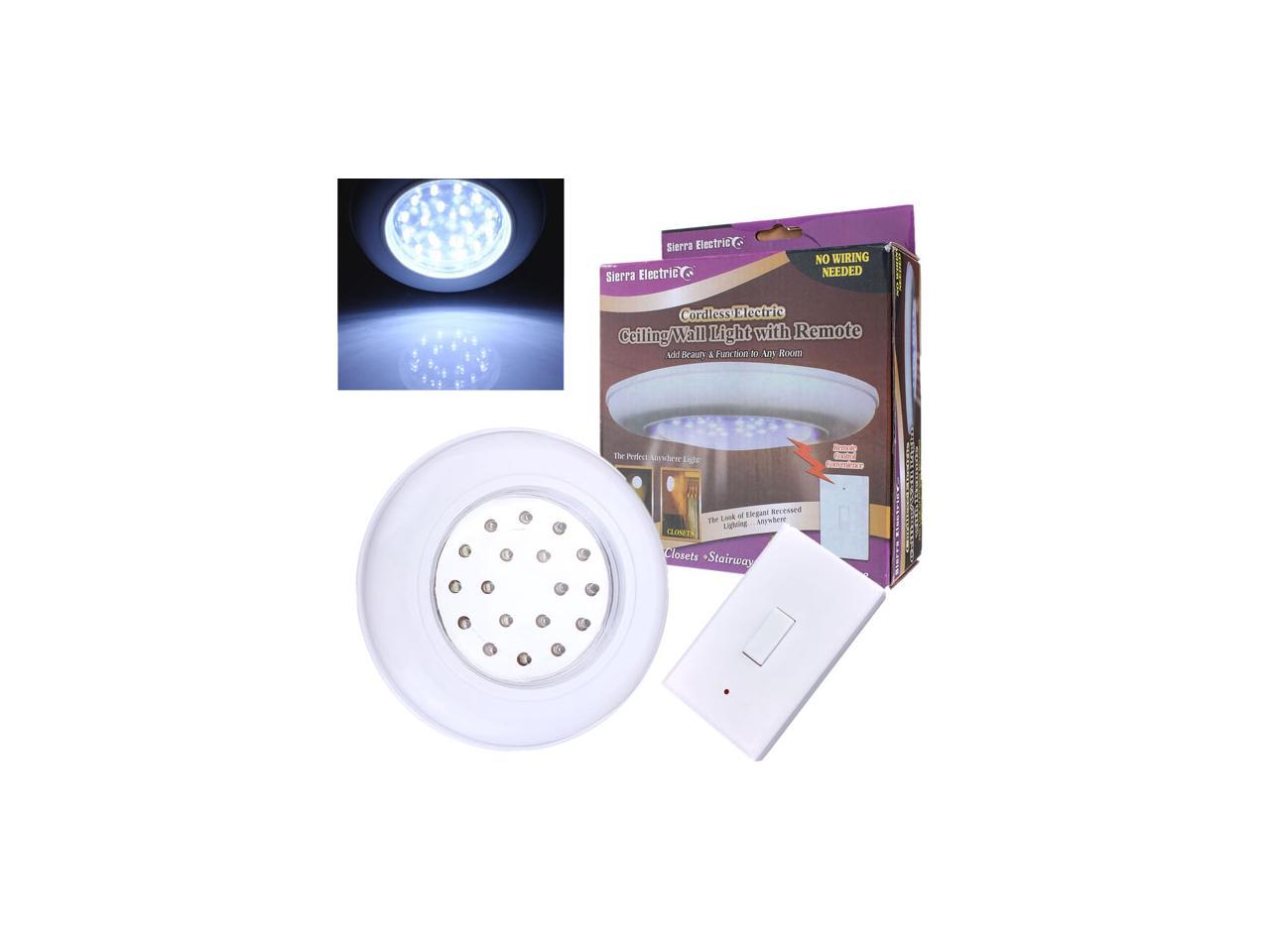Battery Operated Wireless LED Night Light Remote Control ...