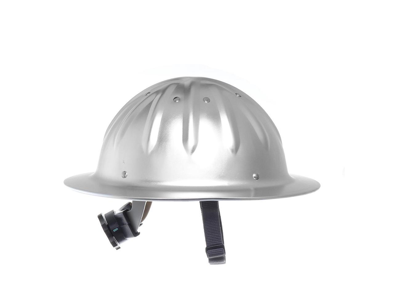 Full Brim Construction Hard Hat Safety Helmet Protected Lightweight Aluminum Cap 