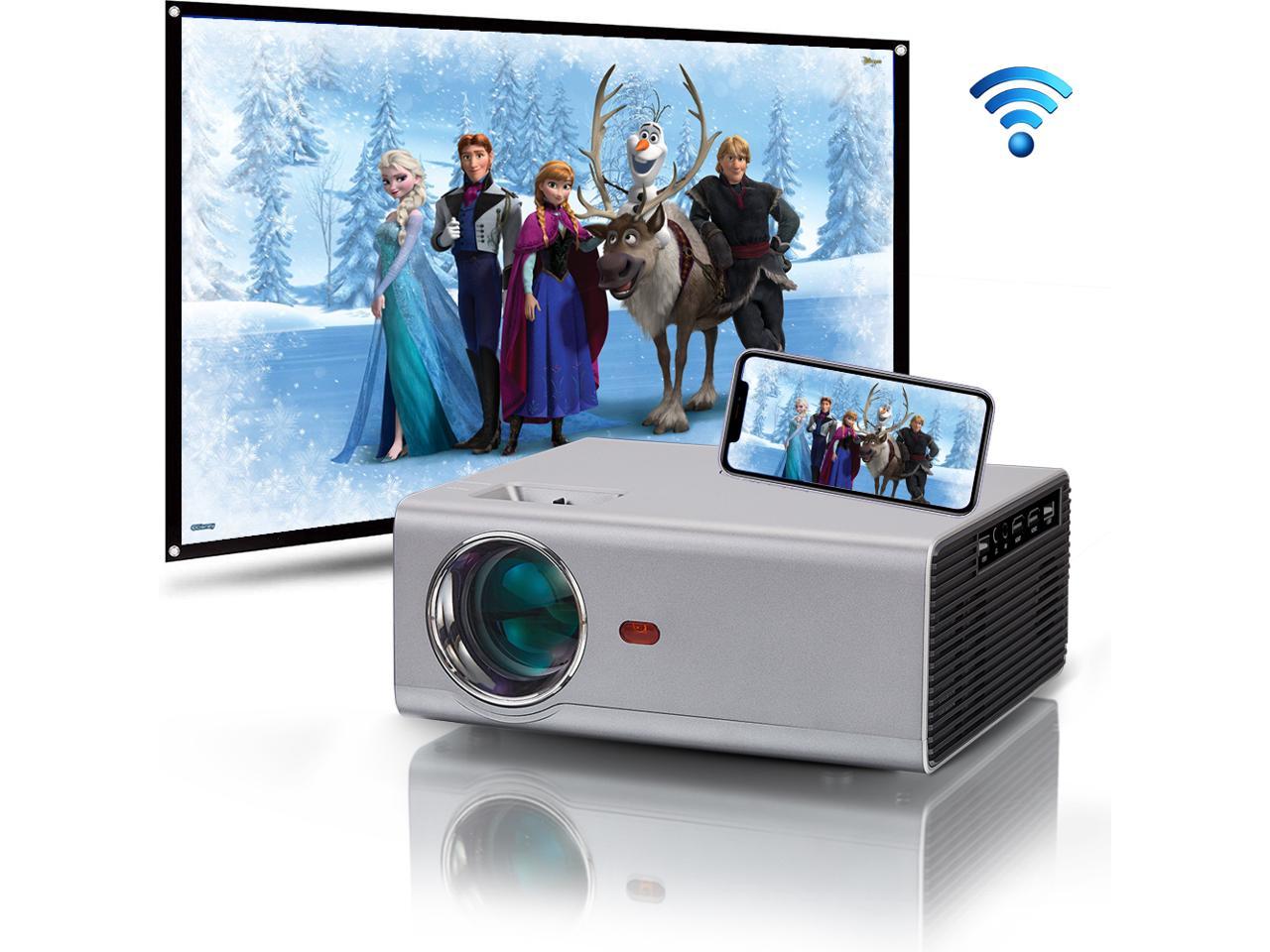 Portable Projector, WiFi Projectors with Bluetooth, Side 
