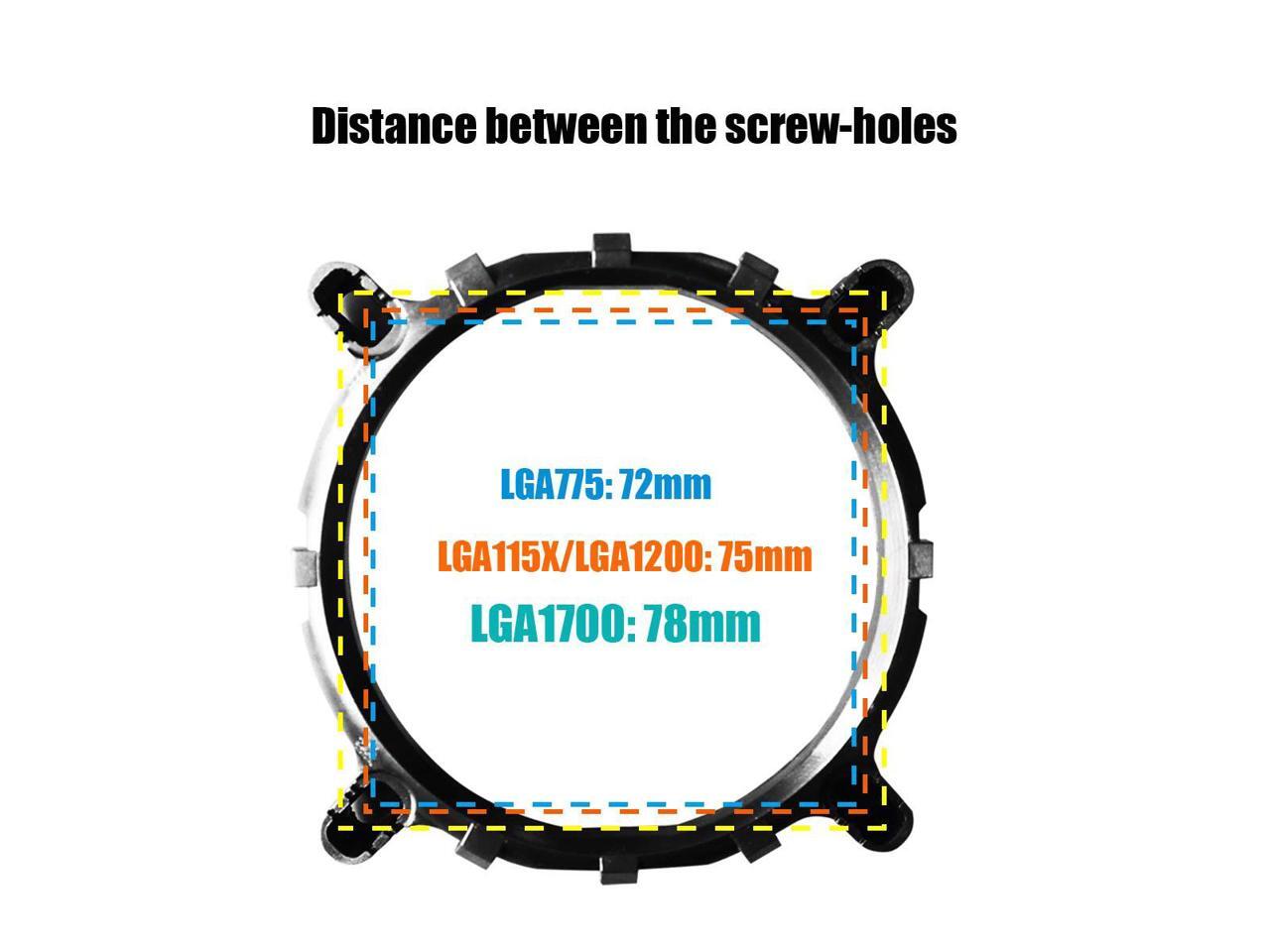 GLOTRENDS LGA 1700 Bracket for CPU Cooler Intel 12th Gen Alder Lake
