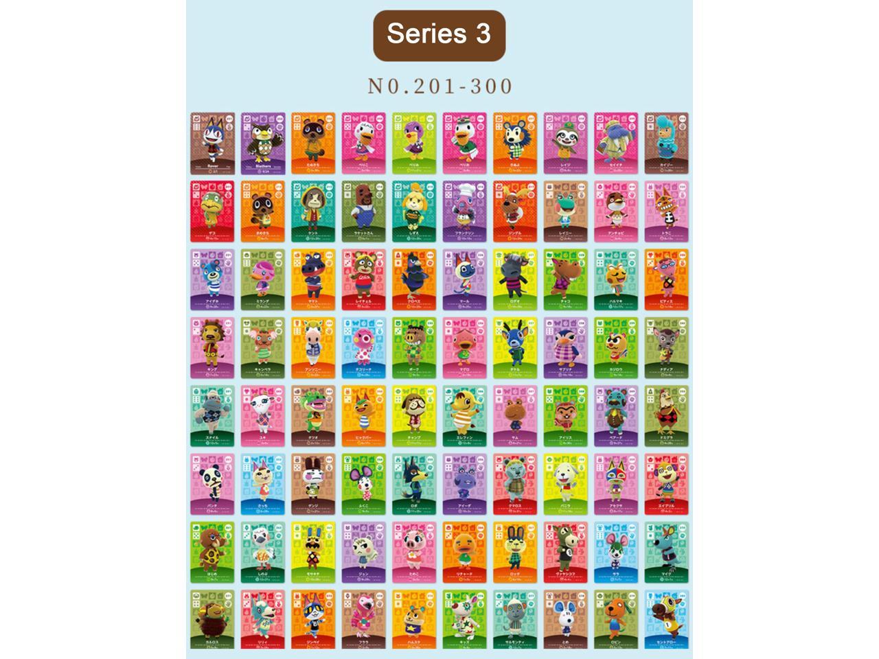 Animal Crossing - New 100Pcs Series 3 No.201-300 Full Set NFC PVC TAG Mini  Cards for Switch AMIIBO WII U (With Card box) - Newegg.com