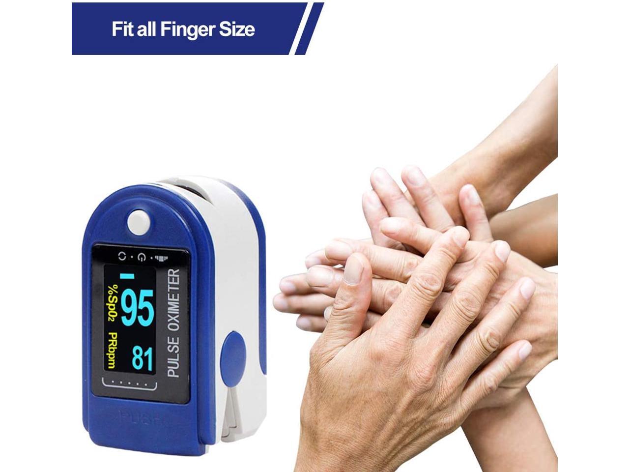 Fingertip Pulse Oximeter Rotatable OLED Display to Show Waveform SpO2