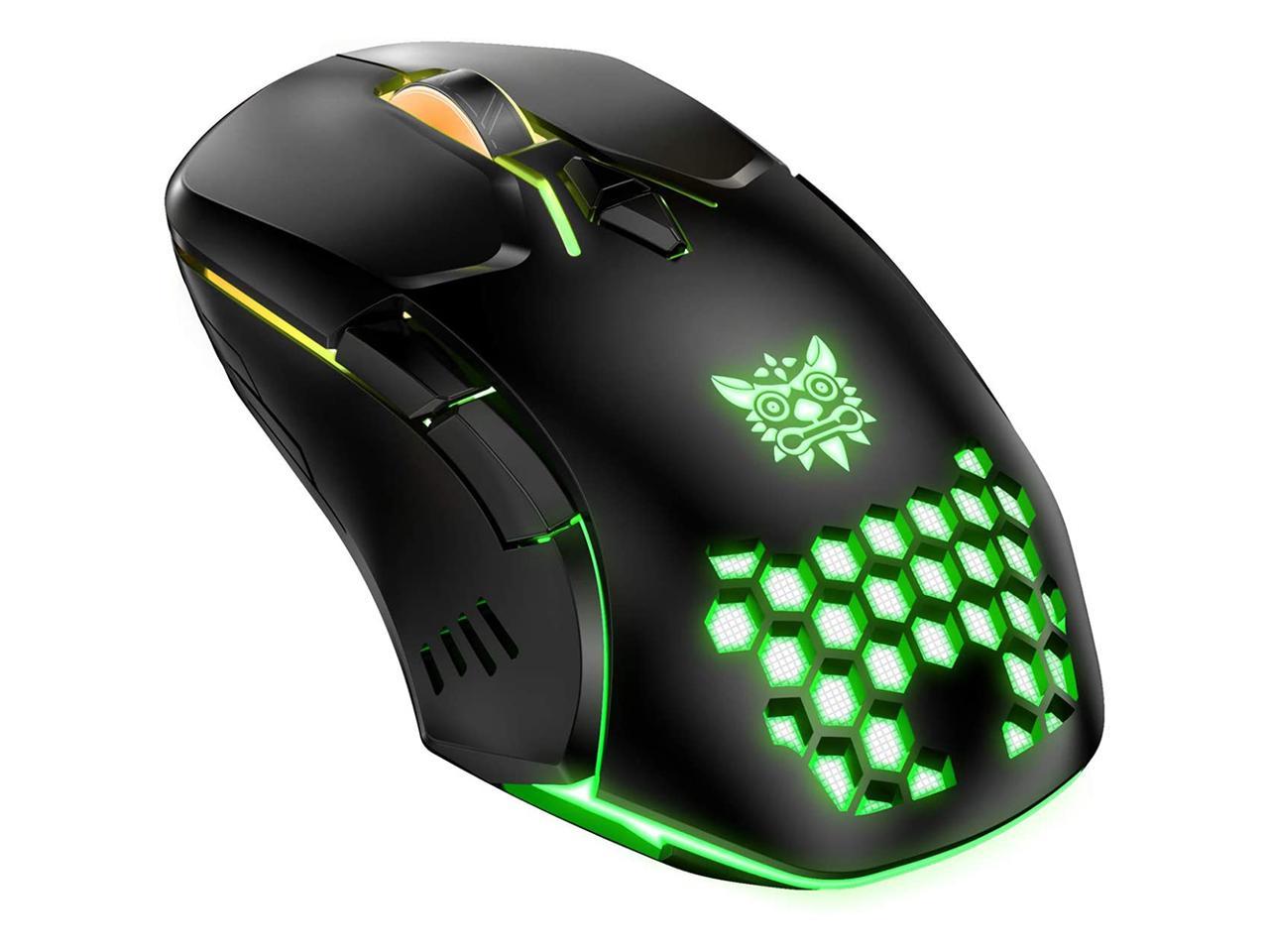 Gaming Mouse Wired 6400 DPI Adjustable 7 Programmable Butt