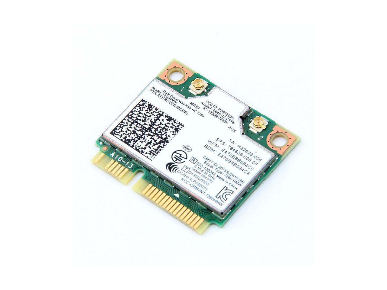 Mini pcie WiFi Card Dual Band Wireless AC 7260 PCI Express Card 802