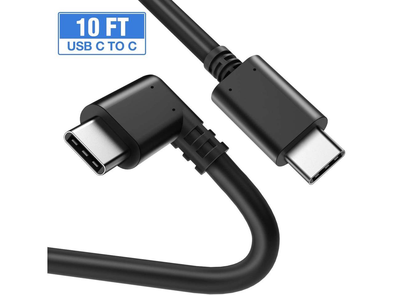 Daugee 16ft USB 3.2 Gen 1 Oculus Link Cable with Extra USB C to USB Adapter High Speed PC Data Transfer & Fast Charging Nylon Braided Compatible for VR Headset Gaming PC Oculus Quest 2 Link Cable 