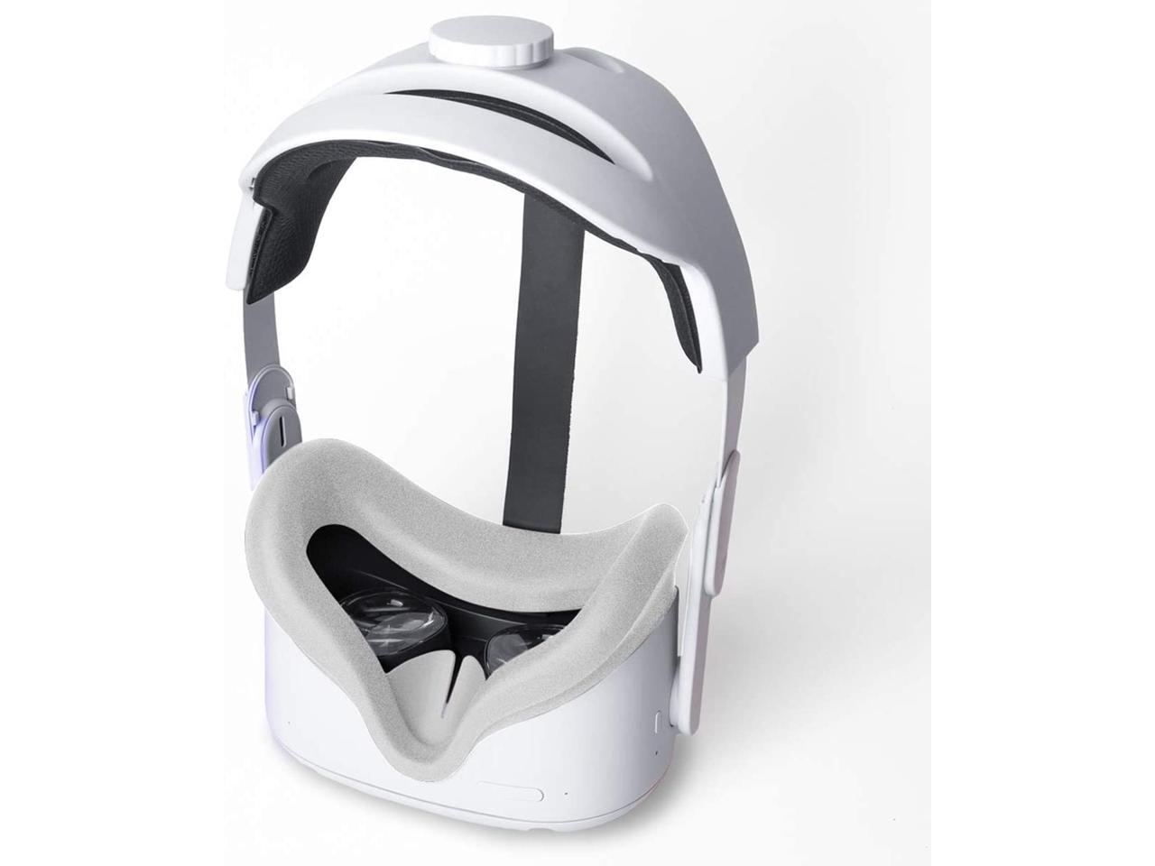 VR Face Silicone Cover for Oculus Quest 2, Sweatproof Silicone Face Pad