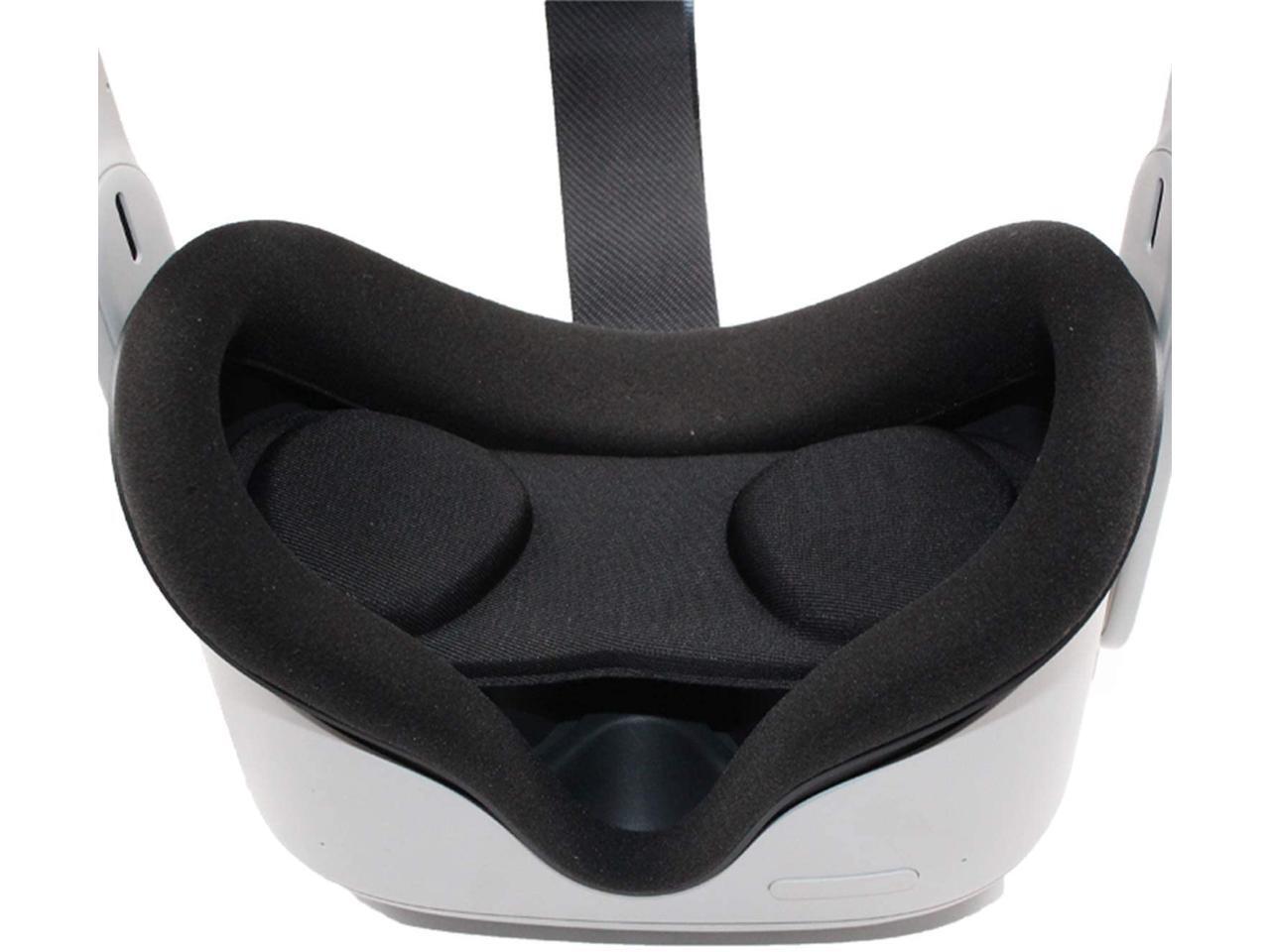 VR Face Silicone Cover for Oculus Quest 2, Sweatproof Silicone Face Pad