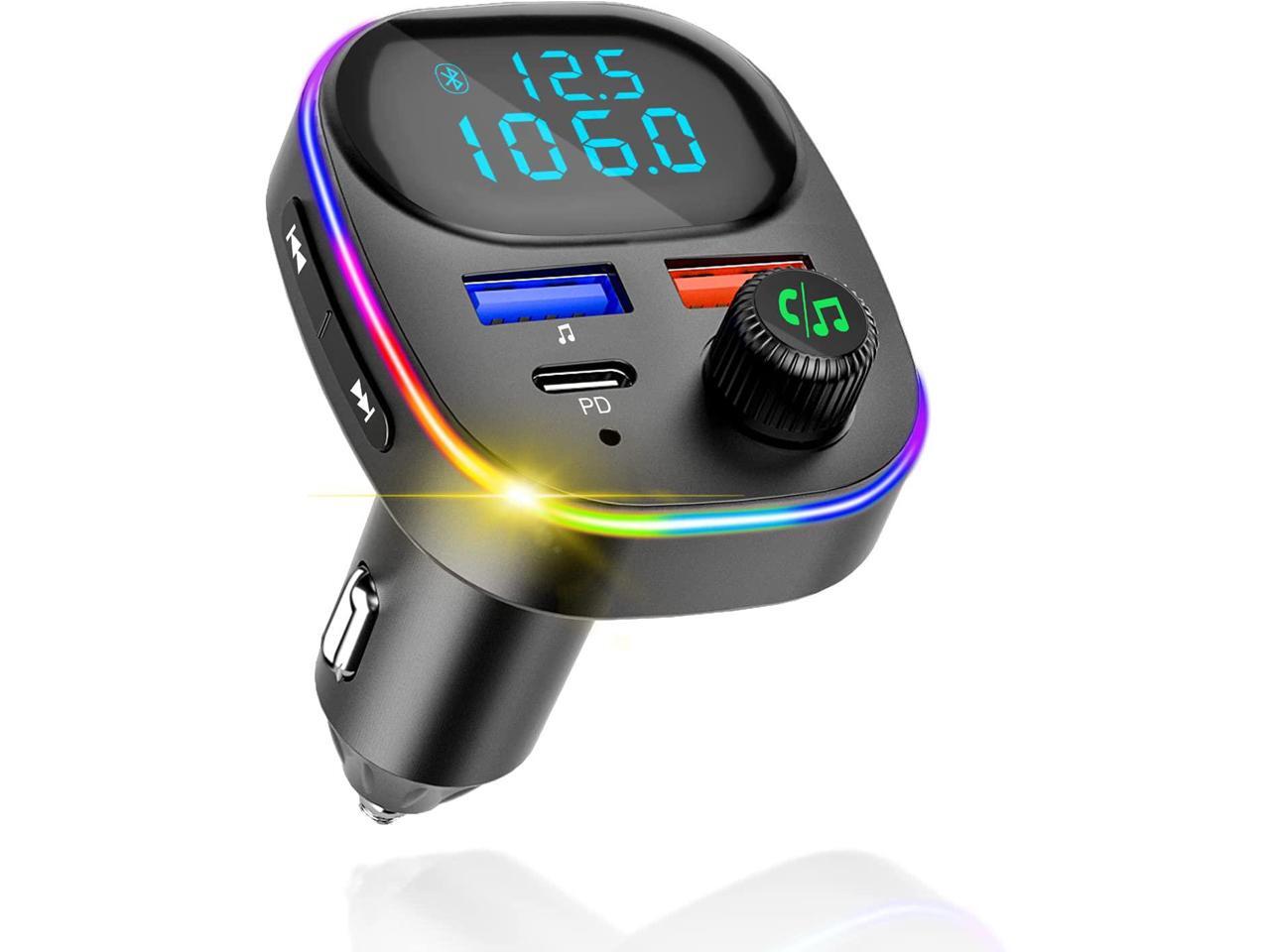 Bluetooth FM Transmitter, FM Transmitter for Car, Hands Free ...