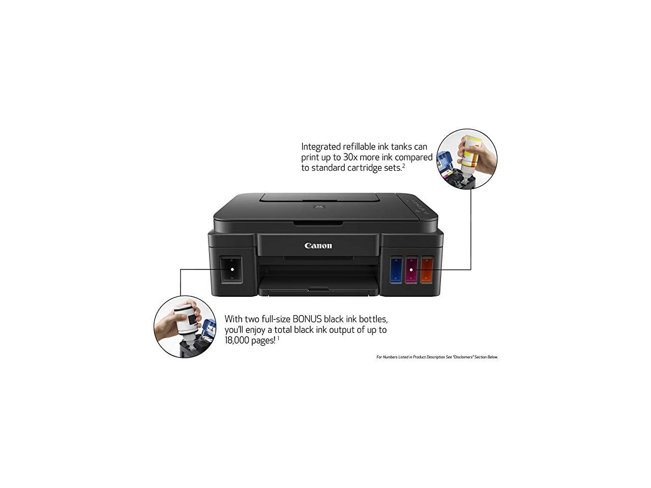 Canon PIXMA G3200 Wireless MegaTank AllInOne Printer, Print, Copy
