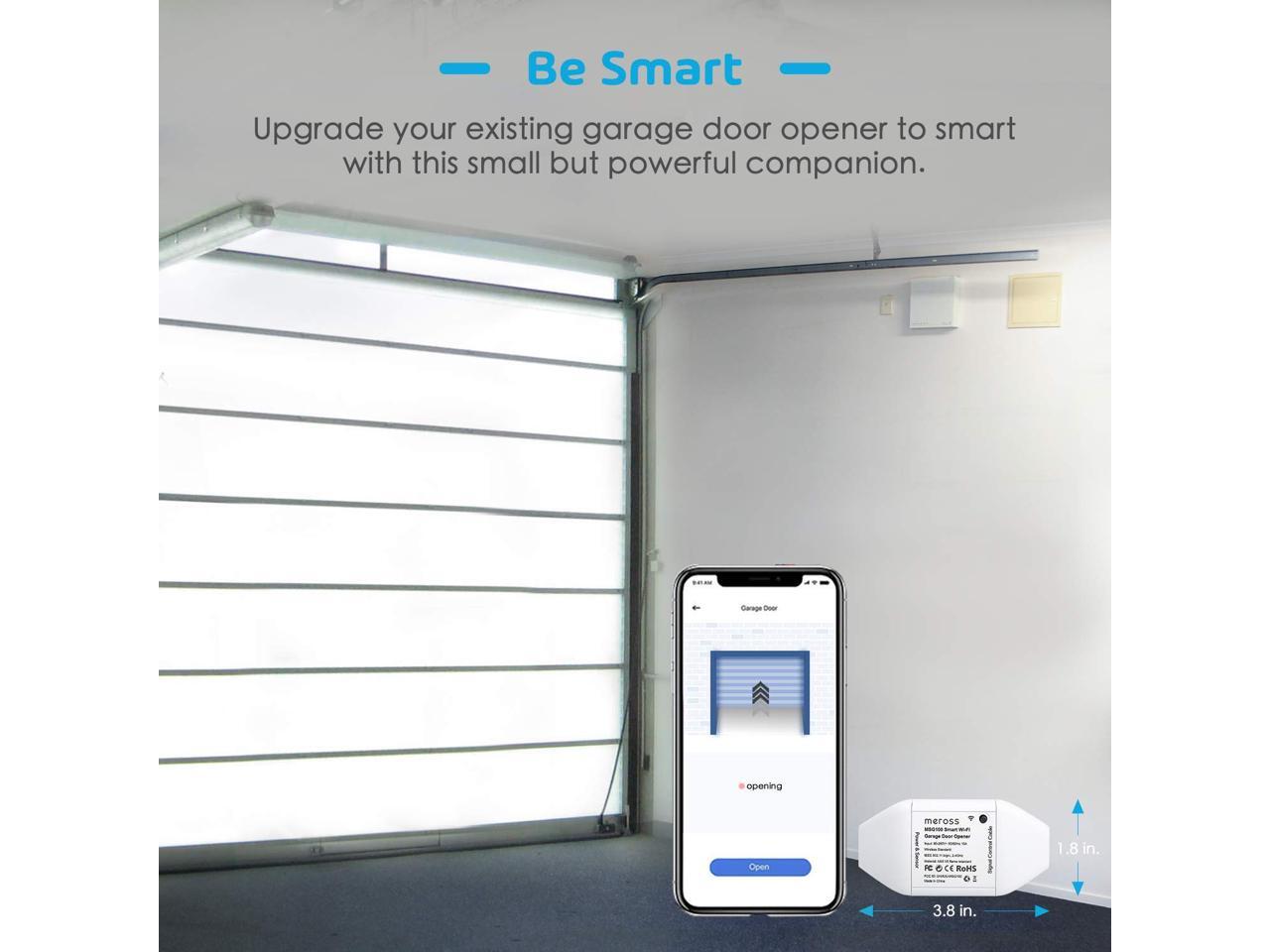 meross garage door opener compatibility